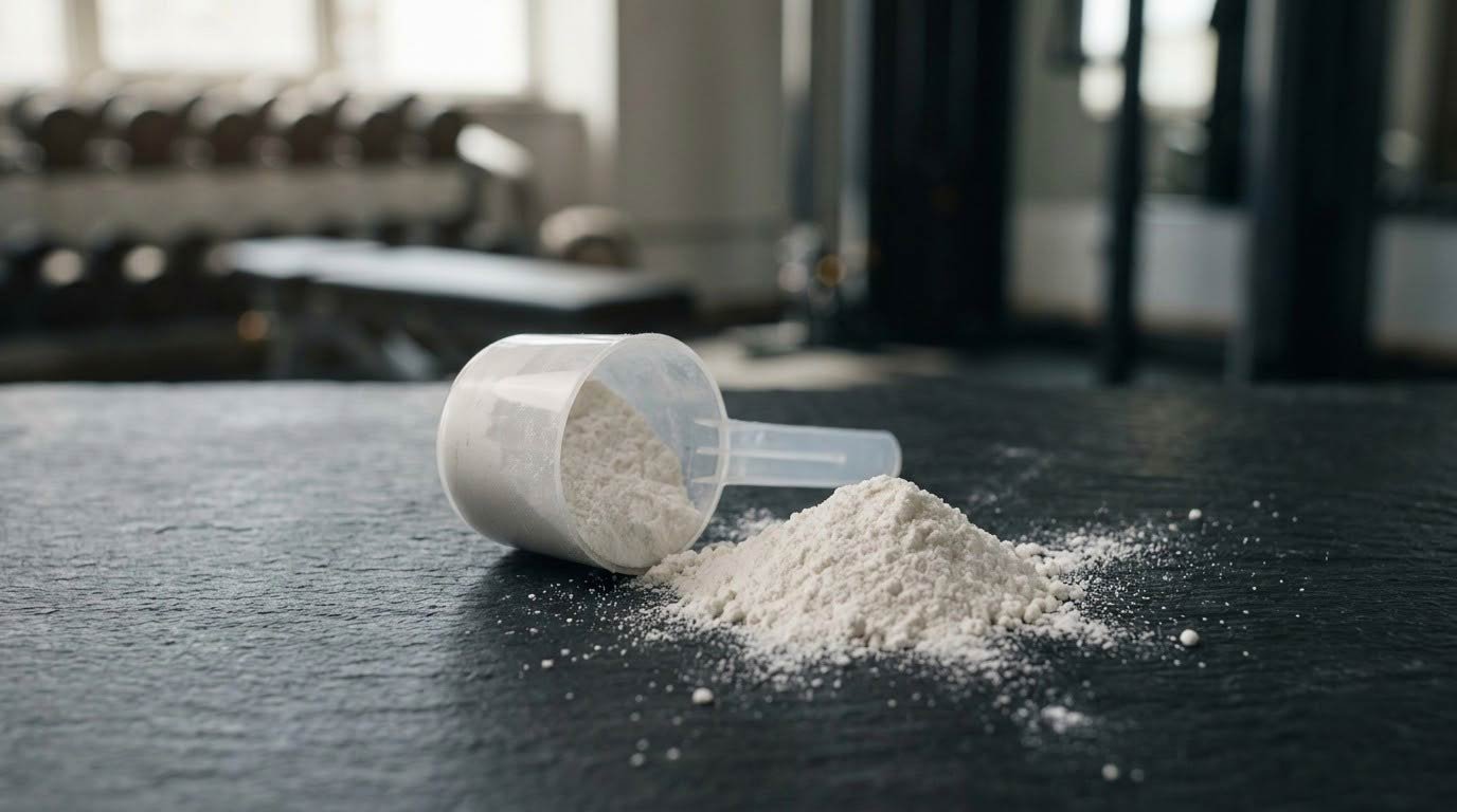 Simple creatine monohydrate: the most tested, most effective form.