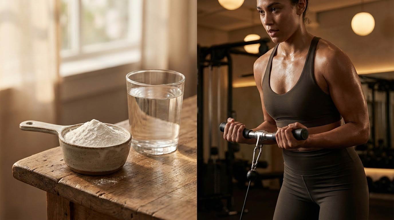 The supplement: 3–5g daily, any time, any form.
