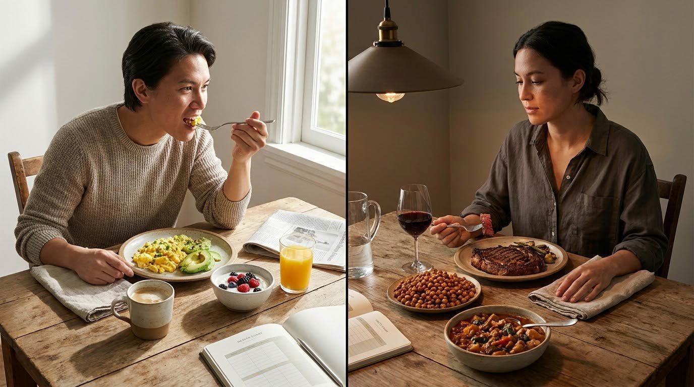 Morning protein: breaking the overnight fast when synthesis is lowest.