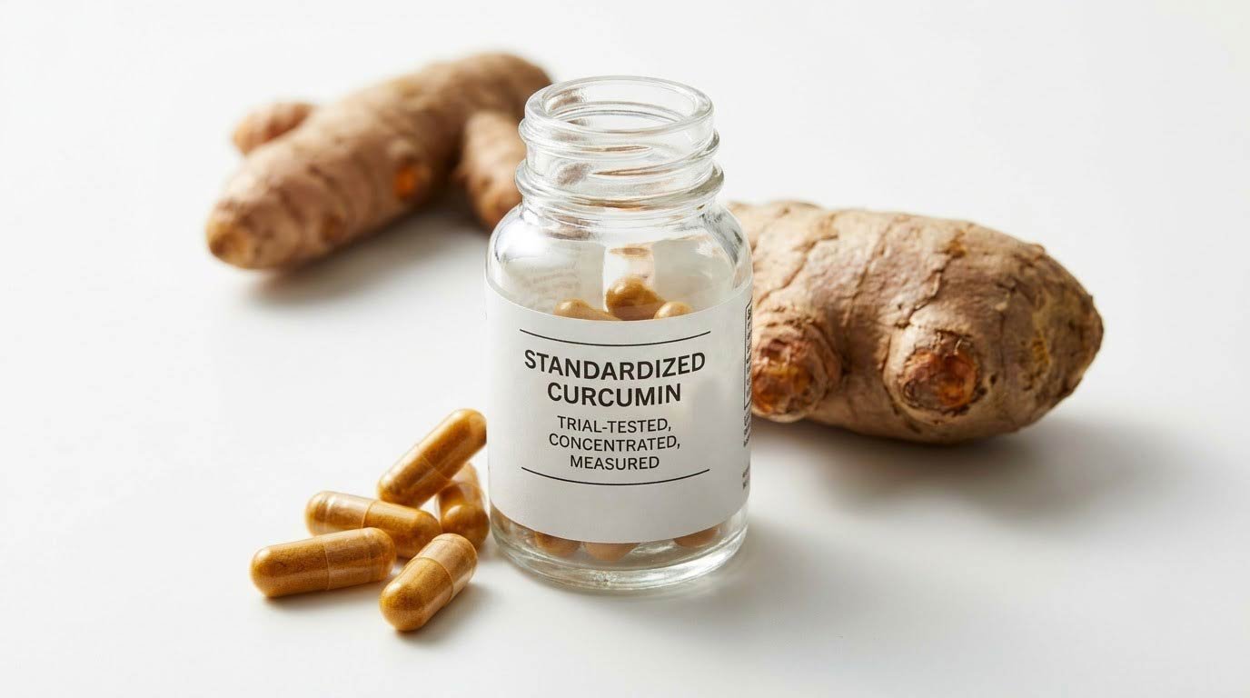 Standardized curcumin: the trial-tested version.