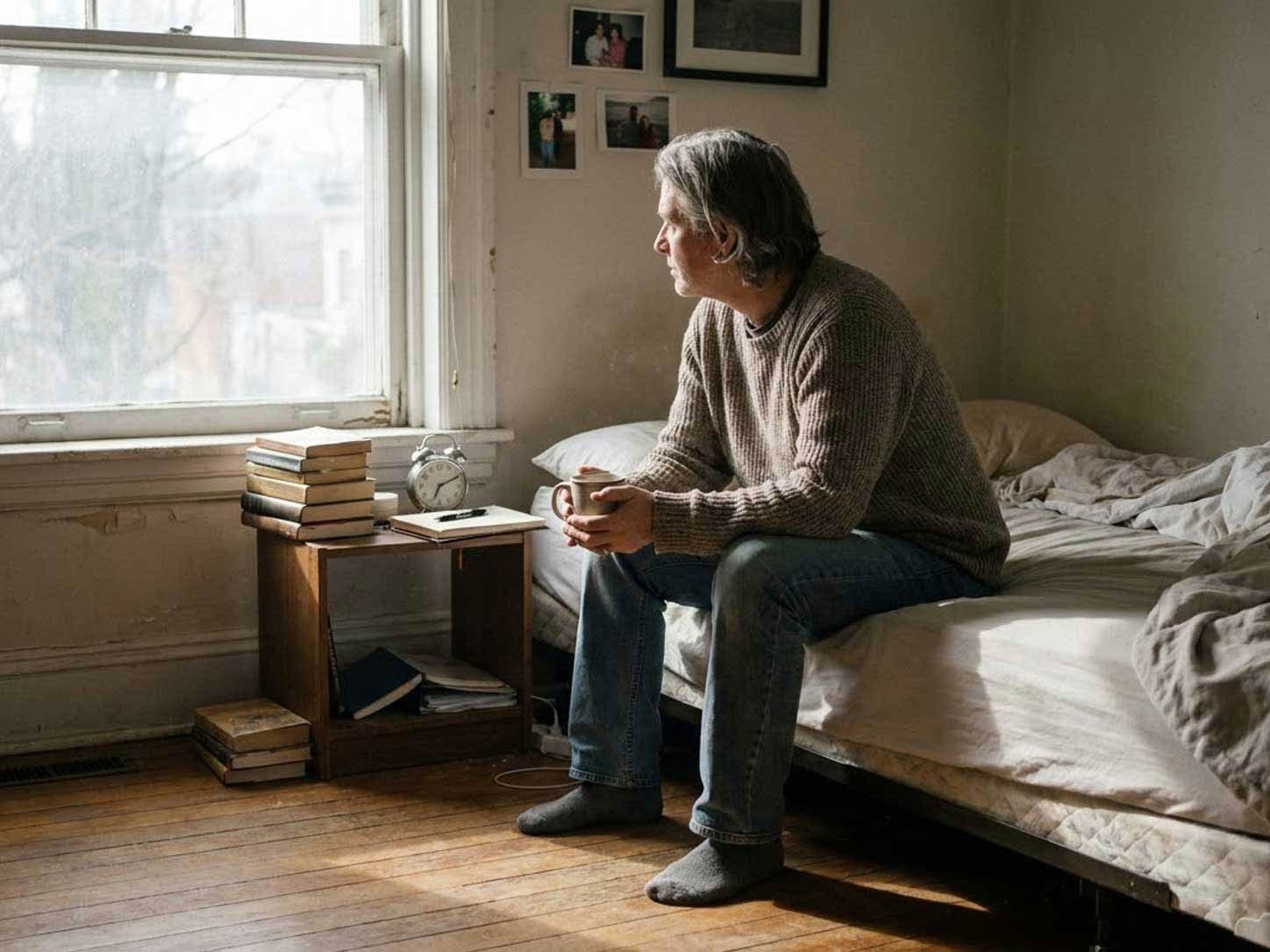 Morning light entering a bedroom at a consistent hour