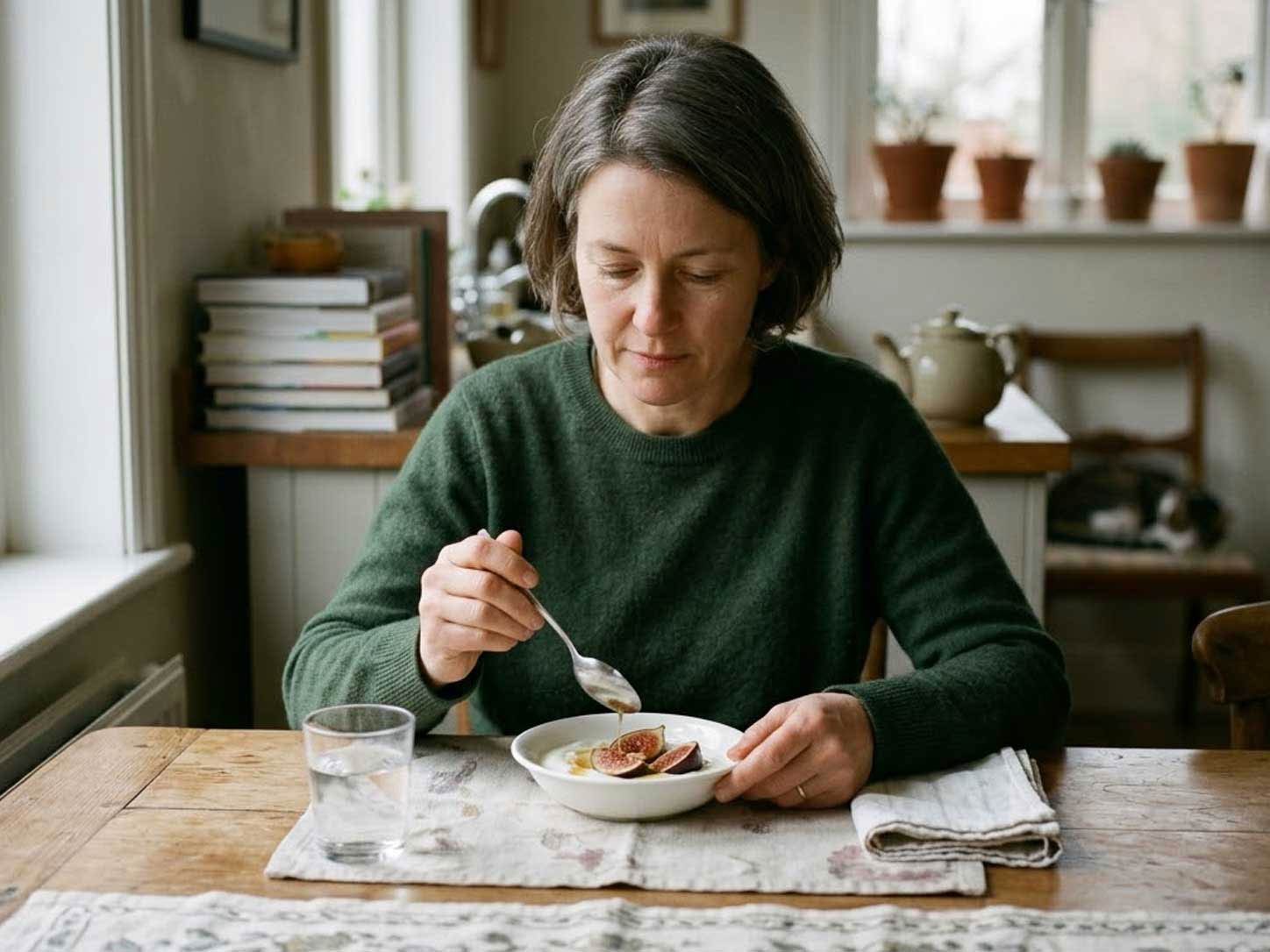 A single food reintroduced at a calm meal